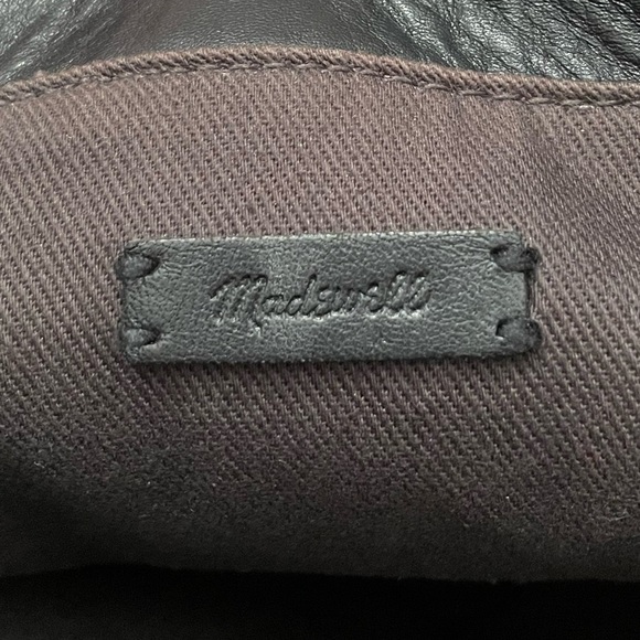 Madewell Crossbody Tote - Black Leather - Picture 7 of 11